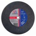 Continental Abrasives 14" x 1/8" x 1" Signature Stationary Saw or Portable Electric Double Reinforced Abrasive Blade A1-11401191